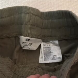H&M Kids Olive Green Jogger Sweat Pants